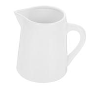 AUTSUPPL Practical Ceramic Milk Jug Mini White Pitcher for Household Use Storage