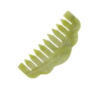 AUTSUPPL Premium Jade Hair Massage Comb for Women Smooth Scalp Massager with Rounded Teeth Prevents Hair Breakage and Relieves Muscle Tension