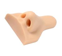 AUTSUPPL Realistic Faux Nose Prosthetic Nose Model for Piercing Practice Studs Weight Gauge Silicone Face Model