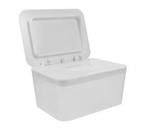 AUTSUPPL Refillable Wipe Container Box with Lid Portable and Lightweight Plastic Wipes Dispenser for Home Bathroom Nursery Compact Tissue Holder for Toilet Paper and Napkins Storage