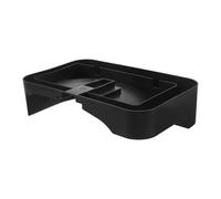 AUTSUPPL Refrigerator Drip Catcher Tray 22X14X5.5cm Leak Catch Pan Under Compressor Plastic Black for DIY Fridge Repair