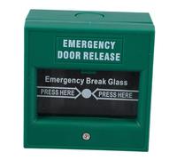 AUTSUPPL Resettable Emergency Exit Release Button Fire Door Release Switch Manual Call Point Break Glass Alarm for Business Security Quick Fire Response