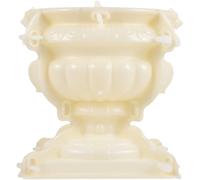 AUTSUPPL Reusable Plastic Roman Column Concrete Planter Mold for DIY Crafts, Easy to Use European Style Flower Pot Mold Suitable for Gift and Decorative Plant Making