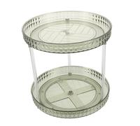 AUTSUPPL Rotating Makeup Organizer with Large Capacity Vanity Tray for Skincare Cosmetics Perfumes Jewelry and Kitchen Seasoning Storage Multipurpose Storage for Bathroom Dresser Countertop