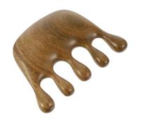 AUTSUPPL Sandalwood Wide Tooth Comb Lightweight Anti-static Scalp Massage Hairdressing Tool for Circulation Stimulation and Headache Relief Practical Wooden Comb for Healthy Silky Hair