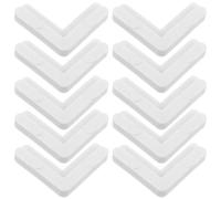 AUTSUPPL Screen Corner Braces 10Pcs Plastic Small L Brackets for Window Screen Frame Repair Kit Right Angle Joint Fastener