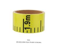 AUTSUPPL Self-Adhesive Water Gauge Sticker Accurate Water Level Measurement Tape for Construction Renovation Engineering Projects Easy Application Scale Decals