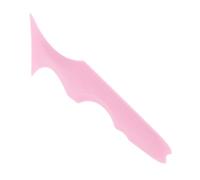 AUTSUPPL Silicone Eyeliner Aid and Mascara Drawing Tool 1-piece Pink Makeup Stencil for Eyebrows and Lips Reusable Beauty Accessory for Quick and Precise Application