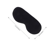 AUTSUPPL Silk Eye Mask Black Double-Sided Silk Sleep Cover with Light Blocking and Cooling Ice Pack for Deep Rest and Eye Relief Suitable for Travel and Home Use