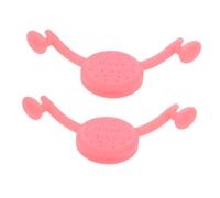 AUTSUPPL Smile Face Trainer 2pcs Adjustable Mouth Muscle Trainer Pink Facial Exerciser Dimple Maker Cheeks Lift Tool for Women Girls Facial Muscle Toning and Firming