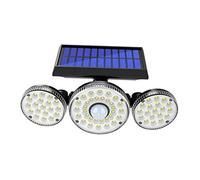 AUTSUPPL Solar Flood Lights Outdoor Security Motion Sensor Wall Lamp for Garden Backyard Garage with High Brightness and Performance