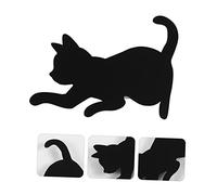 AUTSUPPL Sound and Light Control Cat Night Light LED Wall Lamp for Bedroom Acrylic Cute Cat Shape Nightlight for Corridor Soft Eye Friendly Illumination