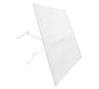 AUTSUPPL Square Air Conditioner Vent Deflector Improving Air Conditioning Efficiency Redirecting Airflow Sleek Minimalist Design White Plastic and Iron for Commercial Buildings and Other