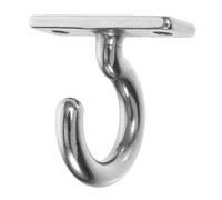 AUTSUPPL Stainless Steel Ceiling Hook Heavy Duty Wall Mount Hanger for Hanging Plants Hats Robes and Ceiling Fans Elegant Polished Finish Pre-drilled Easy Installation Question Mark Design