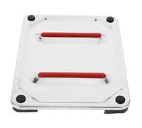 AUTSUPPL Stainless Steel Iron Rest Pad 8.90X6.30X0.47In Heat Resistant Ironing Mat Protective Rest Mat for Large Steam Iron Household Use