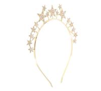 AUTSUPPL Star Headband Sparkling Rhinestones Headpiece for Women Elegant Hair Accessories for Parties Weddings and Daily Wear Eye-catching Star Design for Glamorous Looks