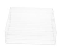 AUTSUPPL Transparent Eyeshadow Holder Makeup Organizer Vanity Storage Container for Cosmetics and Items Space-saving Makeup Organizer for Dressing Tables Desktops and Shelves