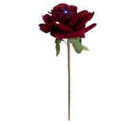 AUTSUPPL Unique Flower Hair Stick Pin Rhinestone Red Rose Japanese Hair Accessories for Women Bridal Veil Accessory Mother Day Chic Jewelry Collection