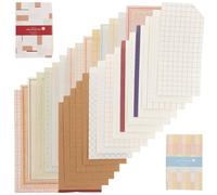 AUTSUPPL Vintage Printing Paper 2 Bags with 450 Sheets Assorted Colour Decorative Scrapbook Paper for DIY Origami and Packaging Boxes Featuring Beautiful Patterns