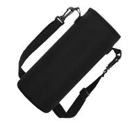 AUTSUPPL Water Bottle Carrier Protective Sleeve Neoprene with Adjustable and Detachable Shoulder Strap Stylish Black Simple Design for 1000ml Bottles, for Walking and Indoor Exercises