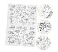 AUTSUPPL Water Soluble Embroidery Stabilizer Tear-Resistant Paper for Hand Sewing Applique Quilting Washable Fusible Transfer for Canvas and Knits
