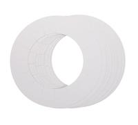 AUTSUPPL White Paper Pads Anti-drip Function for for Depilatory Wax Machine Serrated Design and 3 Bags Total 30pcs, Protective Spill Pads Waxing Machine Use