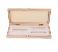 AUTSUPPL Wine Hydrometer Case Wooden Storage Box for Glass Hydrometer, Foam Lined Protective Box, Organiser for Brewing Test Equipment, Fieldwork and Lab Applications