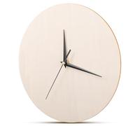 AUTSUPPL Wood Dial Plate Unfinished Clock Base Round Blank Clock Dial for Painting and Versatile Style Integration Suitable for Art Supplies and Living Rooms Home Decor