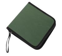 AUTSUPPL Zippered Cd Storage Case Portable Oxford Cloth Disc Holder for Car and Home Use Lightweight Organizer for DVDs and for Gamers and Movie