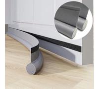 AUTUCAU Door Draught Excluder 96 cm/37 inches, Anti-Cold Unilateral Door Bottom with Self-Adhesive Seal Blocker for Noise and Air, Adjustable Door Seal Strip,Pack of 2