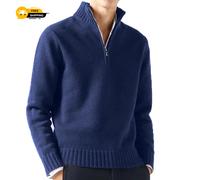Autum Men Turtlenecks Sweaters Knitwear Pullovers Solid Color Long Sleeved Sweat