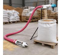 AUTUMFLATGAO Spiral Conveyor Feeder, Electric Grain Auger for Bins, Silos and Trailers 3.0M
