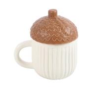 Something Different Wholesale Autumn Acorn Shaped Mug - 12 oz Ceramic Cup for Fall Coffee & Tea, Cute Harvest Season Design, Dishwasher Safe, Gift for Thanksgiving and Halloween