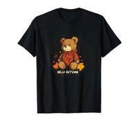 Autumn Adventures with a Cute and Funny Fall Teddy Bear T-Shirt
