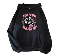 Autumn And Winter Halloween Hoodie No You Hang Up Scream Winter Unisex Jumper Spring/Autumn Sweatshirt Vintage Harajuku Tops(7,XXL)