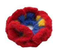 Autumn and winter headband yarn hand mixed woven contrasting large intestine headband, durable, fashionable, simple ponytail bun hair accessory