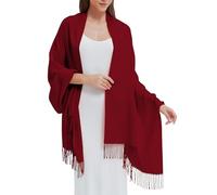 Autumn and Winter Korean Style Lovers of Super Pure Cashmere Scarf Shawl (wine red)(Size: 200*65cm)
