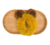 Autumn and Winter New Deer Horn Rabbit Ears Plush Large Intestine Hair Ring Cartoon Small Animal Hair Rope Girl Heart Christmas Jewelry