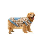 Autumn And Winter Sweaters For Big Dogs Warm Dog Vest Fleece Dog Coat Pet Dog Hoodies Golden Retriever Large Dog Costume(Blue,5XL)