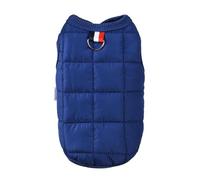 Autumn And Winter Warm Cotton Dog Coat Thick Fur Dog Vest Clothes Pet Winter Jacket Clothes Small Medium Dog French Bulldog Chihuahua Clothing,Blue,2XL