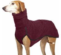 Autumn and Winter Warm Greyhound Labrador Shepherd Clothes for Large Dogs High Neck Shirt Stretch Fleece Jumper for Dogs Vest Pet Jacket