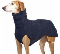 Autumn and Winter Warm Greyhound Labrador Shepherd Clothing for Large Dogs Shirt High Neck Pullover Stretch Fleece Jumper for Dogs Vest Pet Jacket
