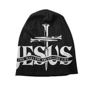 Autumn and Winter Warm Hats，The Way The Truth The Life Beanie Cap Bonnet Knitting Hats Outdoor Ski Religion Cross Christian Faith Skullies Beanies Hat