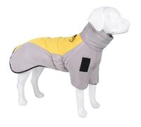 Autumn And Winter Warm Medium And Large Dog Jacket Outdoor Reflective Waterproof Windproof Pet Coat Clothing Labrador Golden Retriever German Shepherd Soft Comfortable Coat Vests,Yellow,6XL