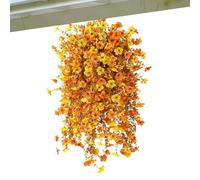 Autumn Artificial Hanging Flowers - ABS 70cm | UV-Resistant Fake Fall Vine Plants | Realistic Hanging Floral Decoration For Home Garden Balcony And Terrace Autumn Seasonal Use