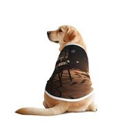 Autumn Bonfire Dog Shirt Vest Dog Clothes- Breathable Cooling for Big Dogs, Sun Protection Comfort Wear for Golden Retriever, Husky, Alaska Outdoor Activities XX-Large