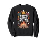 Autumn Bonfire With Big Feels And Beanies Sweatshirt