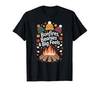 Autumn Bonfire with Big Feels and Beanies T-Shirt