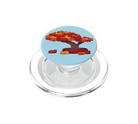 Autumn Bonsai Tree Cats - Cute Napping Kittens Art - TFS PopSockets PopGrip for MagSafe