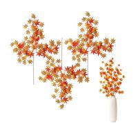 Autumn Branches 3 Pieces 100 cm Realistic Artificial Maple Leaves